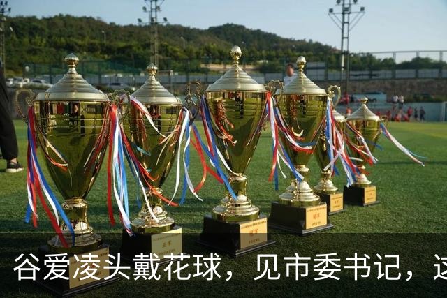 谷爱凌头戴花球，见市委书记，这身打扮不简单